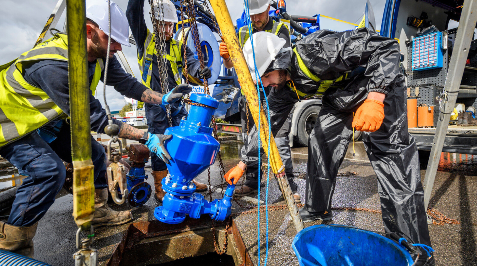 Installing a new pump at a retail park | Installation | Services | Anglo Pumps