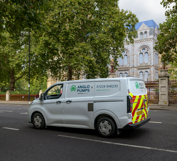 Anglo Pumps outside Natural History Museum | Our History | About Us | Anglo Pumps